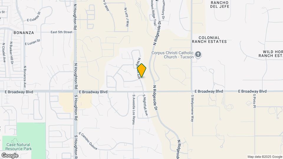 116 N Nightfall Ave Map and Location Details