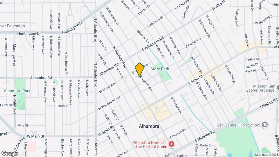 315 N Stoneman Ave Map and Location Details