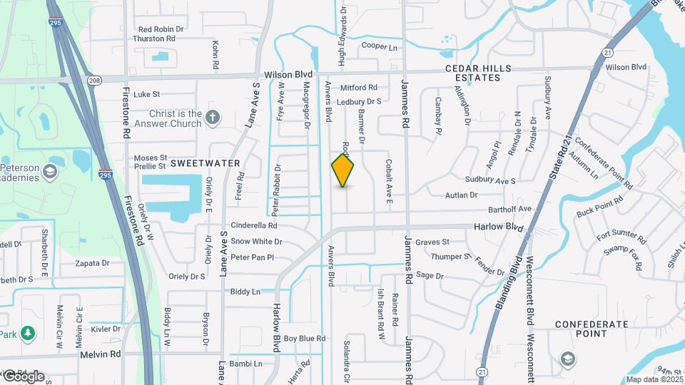 4022 Rodby Dr Map and Location Details