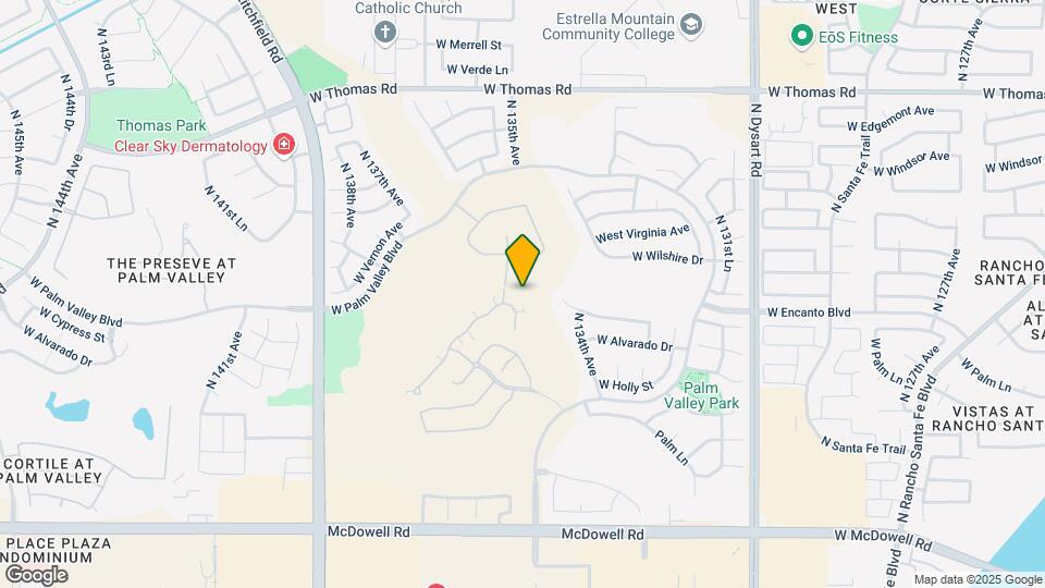 13488 W Cypress St Mapa y Detalles de la Ubicación