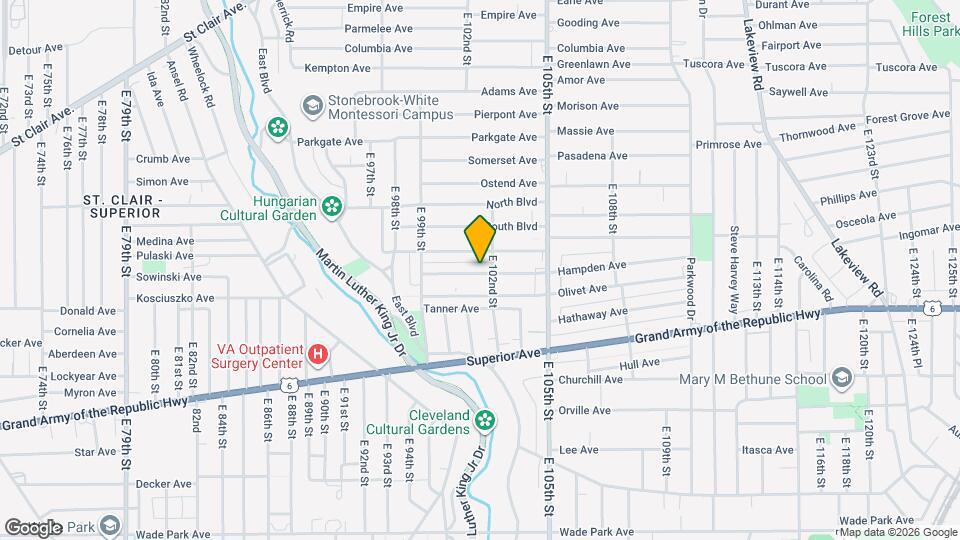 10117 Hampden Ave Mapa y Detalles de la Ubicación