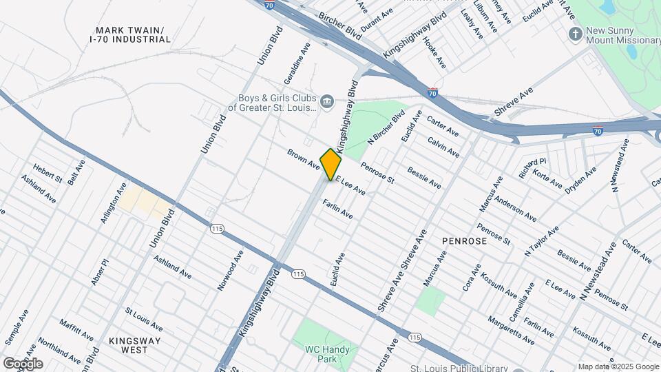 4122 N Kingshighway Blvd Map and Location Details