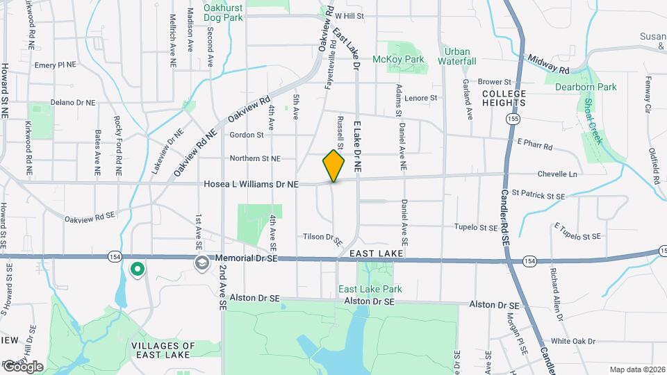 2569 Hosea L Williams Dr SE Mapa y Detalles de la Ubicación