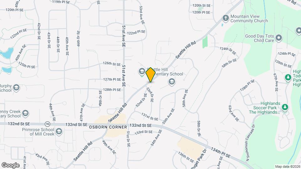 12728 52nd Dr SE Map and Location Details