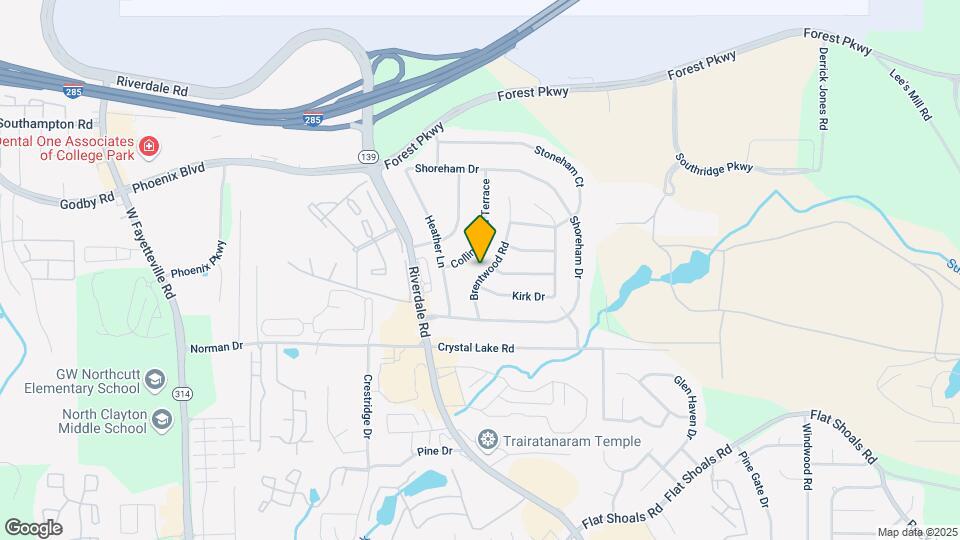 5297 Brentwood Rd Map and Location Details