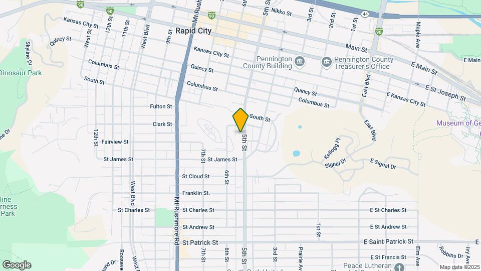 1219 5th St Map and Location Details