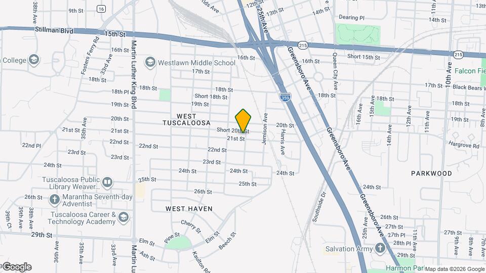 2720 21st St Map and Location Details