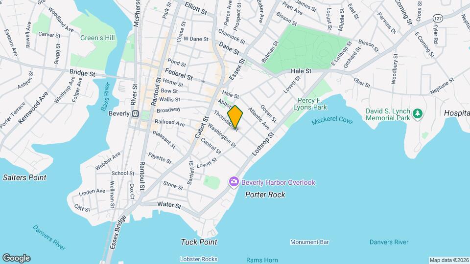 19 Thorndike St, Unit 4 Map and Location Details