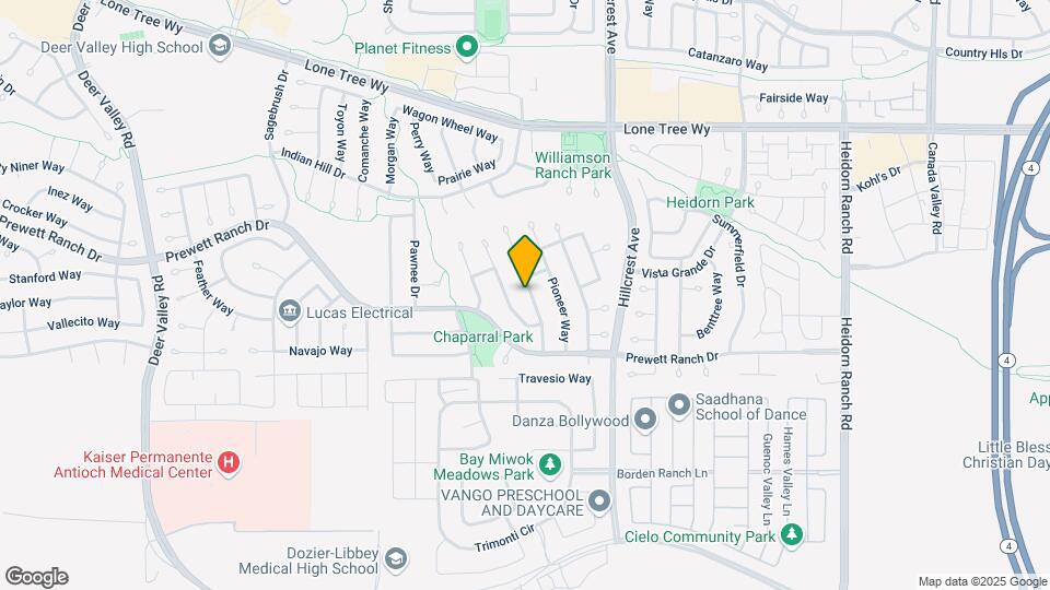 5140 Homestead Way Map and Location Details