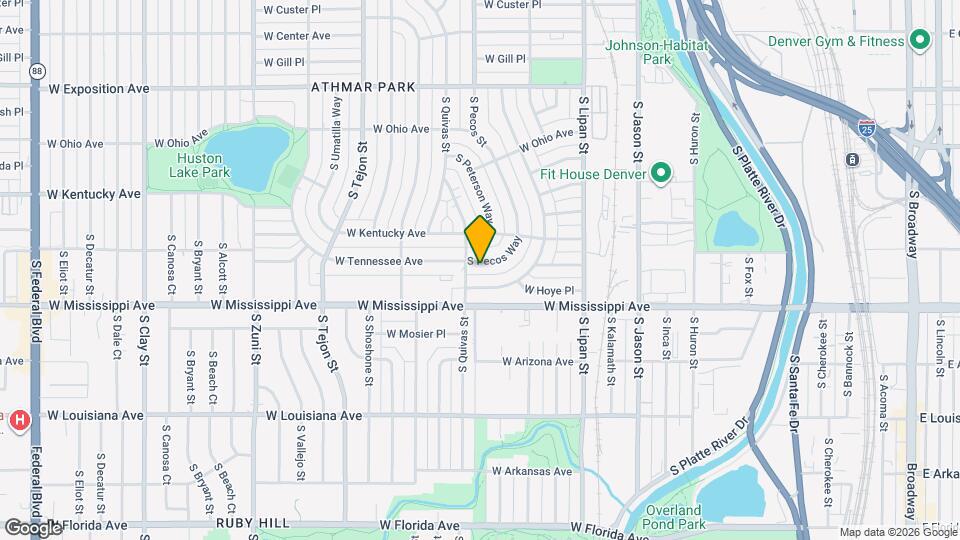 982 S Pecos Way Map and Location Details