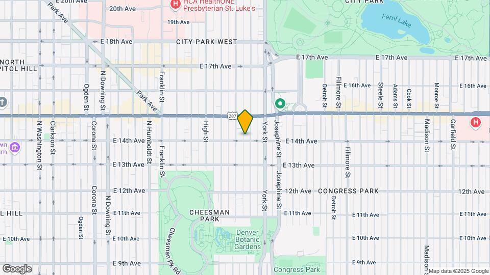2121 E 14th Ave-Unit -3 Mapa y Detalles de la Ubicación