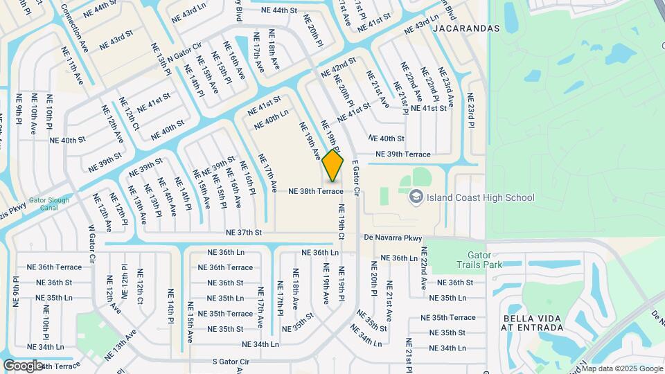 1911 NE 38th Terrace Map and Location Details