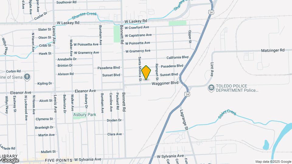 316 Waggoner Blvd Map and Location Details