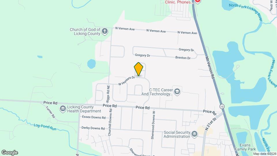 353 W Hunters Dr Map and Location Details