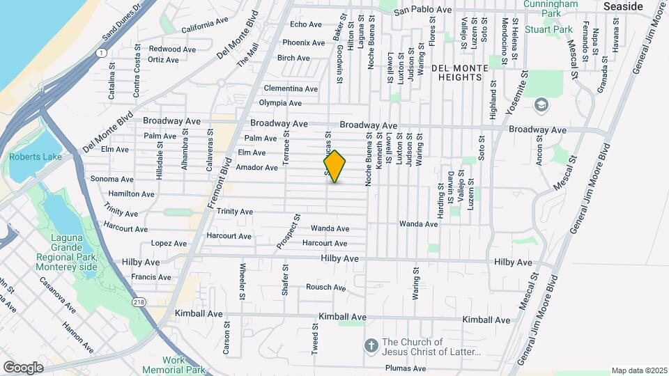1218 Sonoma Ave, Unit B Map and Location Details