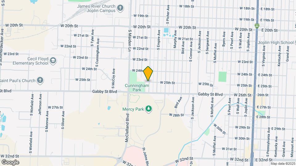2502 Annie Baxter Ave Mapa y Detalles de la Ubicación