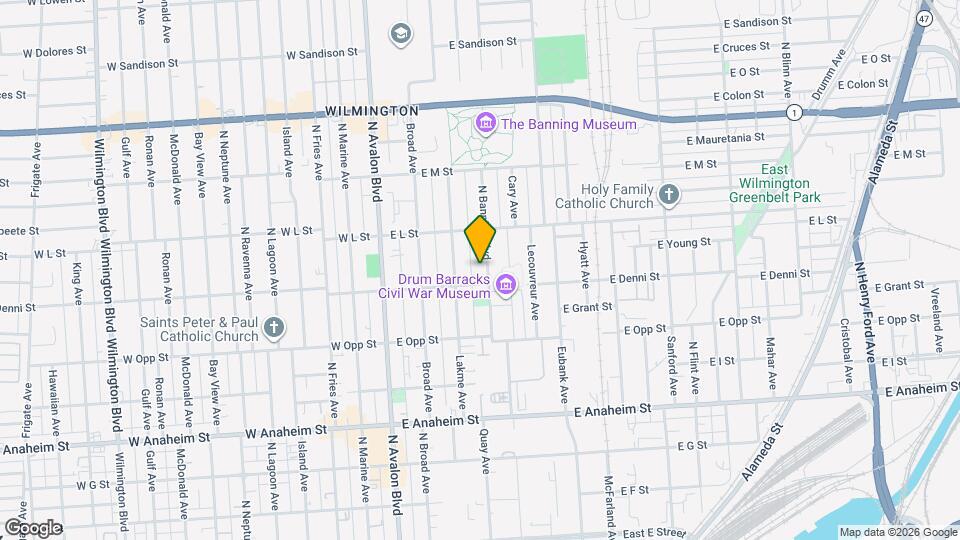 1119 N Banning Blvd, Unit C Map and Location Details