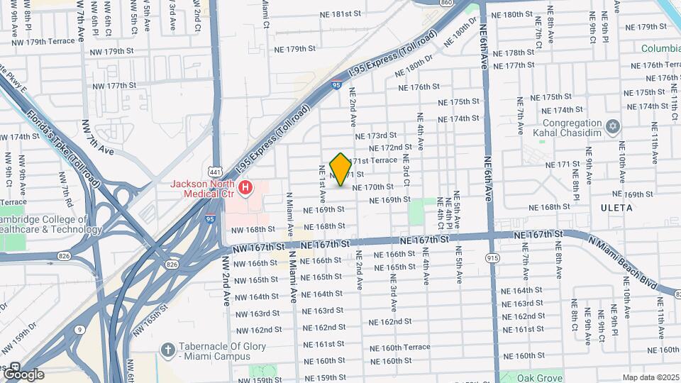 150 NE 170th St Map and Location Details