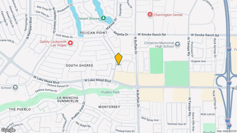 2111 Jetty Rock Dr Map and Location Details