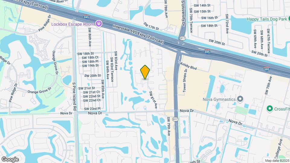 8115 SW 21st Ct Map and Location Details