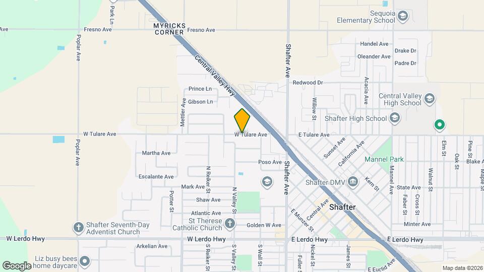 Tulare Arms Apartments Map and Location Details