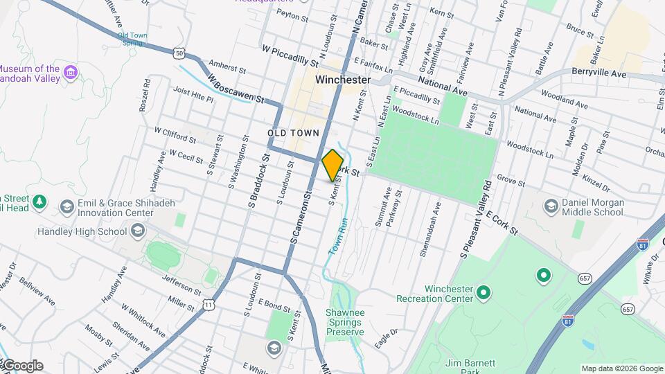 305 S Kent St Map and Location Details