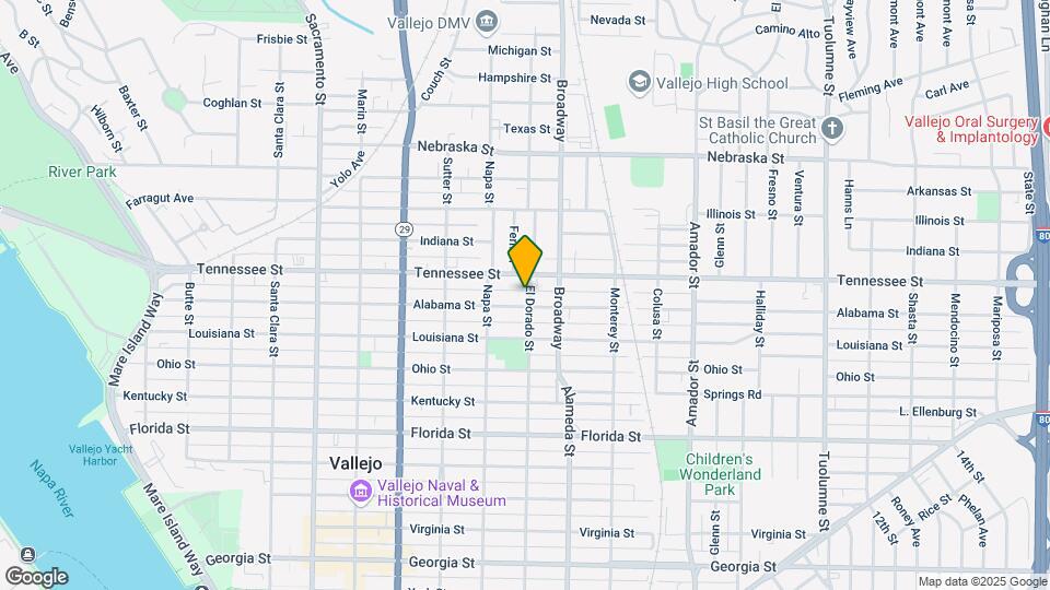 1407 Eldorado St Mapa y Detalles de la Ubicación