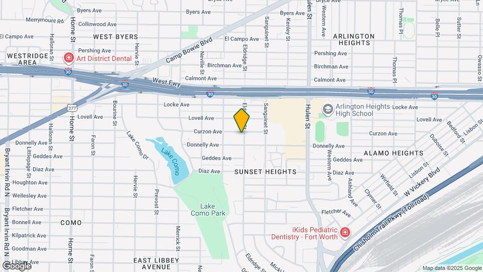 4901 Curzon Ave Map and Location Details