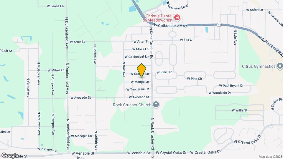 6345 W Mango Ln Map and Location Details