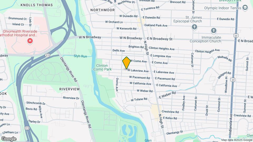 139 W Lakeview Ave Map and Location Details