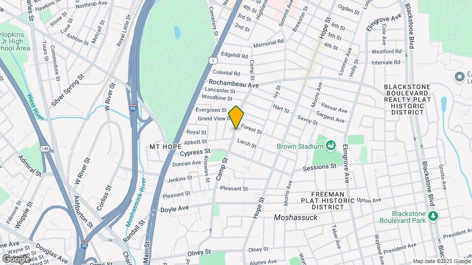 179-183 Camp St Mapa y Detalles de la Ubicación