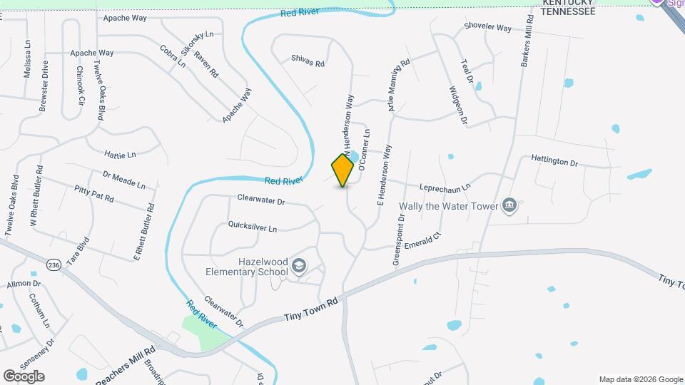 3334 N Henderson Way Map and Location Details