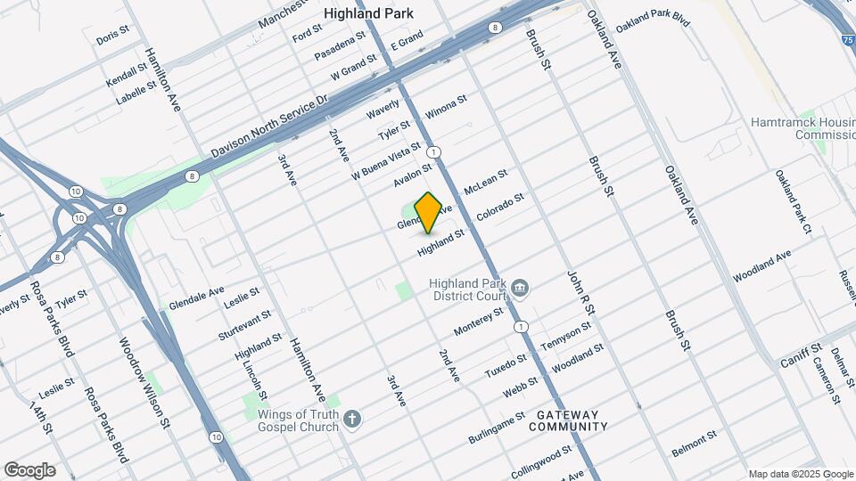 44 Highland St Mapa y Detalles de la Ubicación
