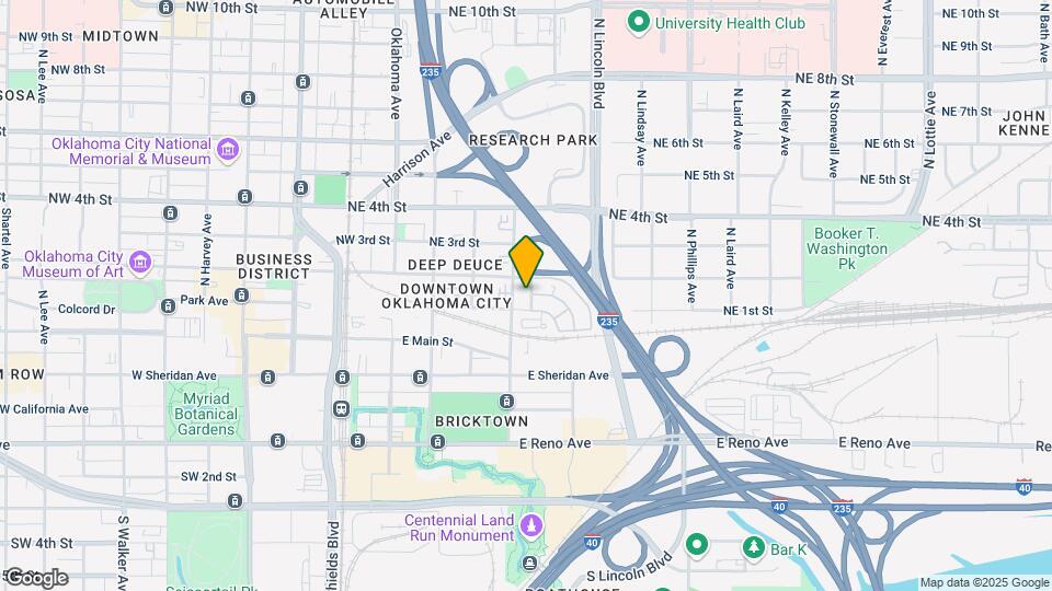 213 N Geary Ave Map and Location Details