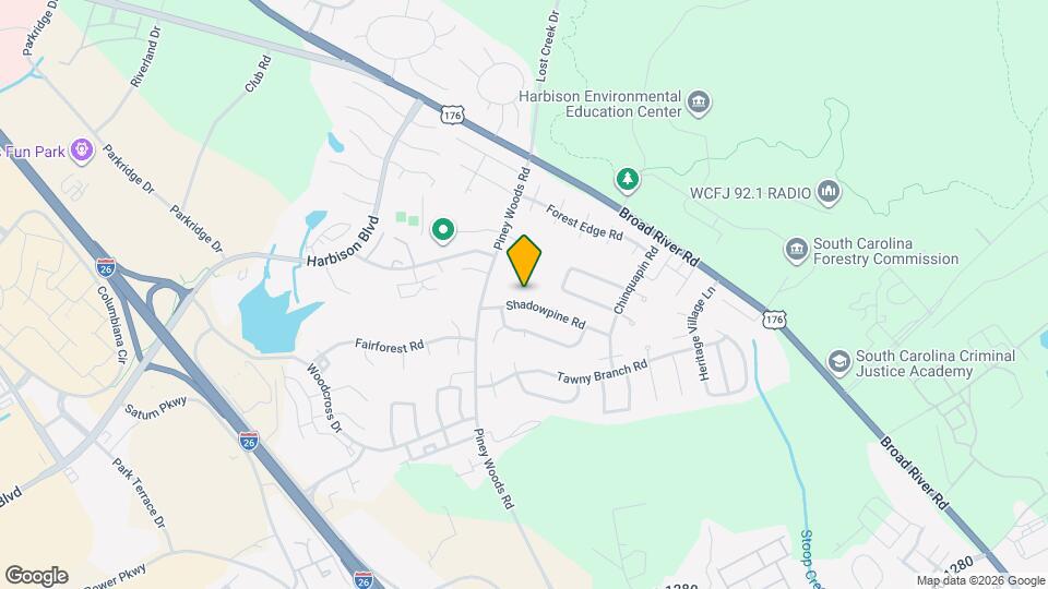 117 Shadowpine Rd Map and Location Details