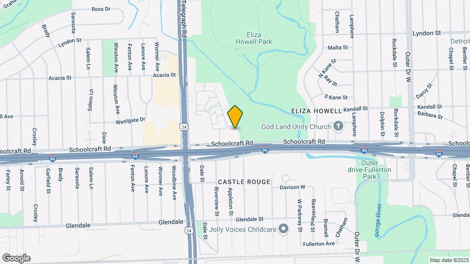 14100 Riverview St Map and Location Details