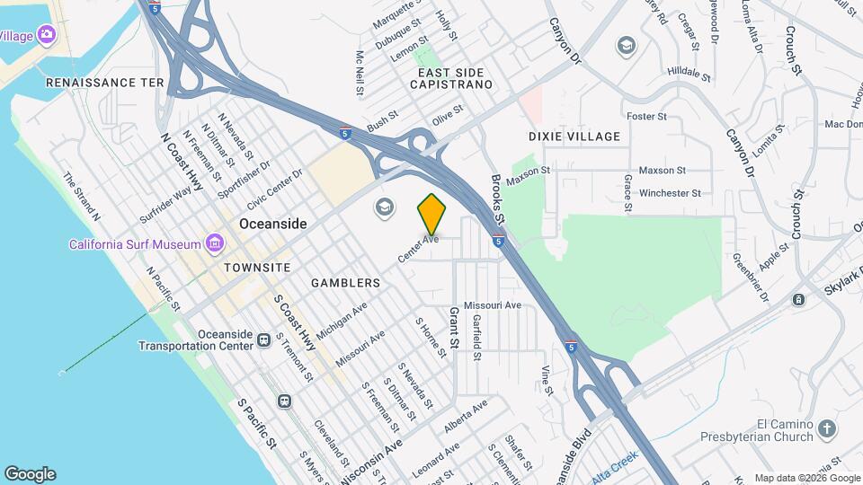 1231 Center Ave Mapa y Detalles de la Ubicación