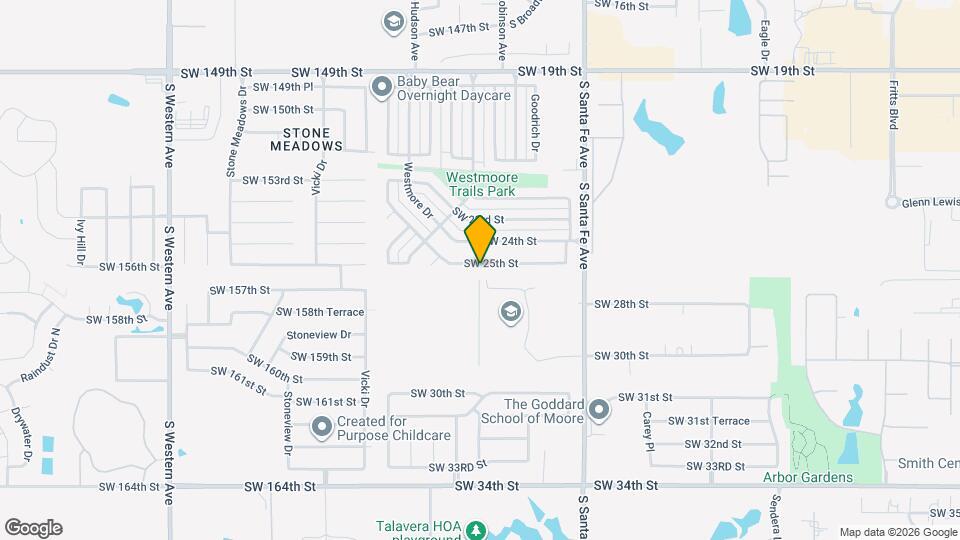 1404 SW 25th St Map and Location Details