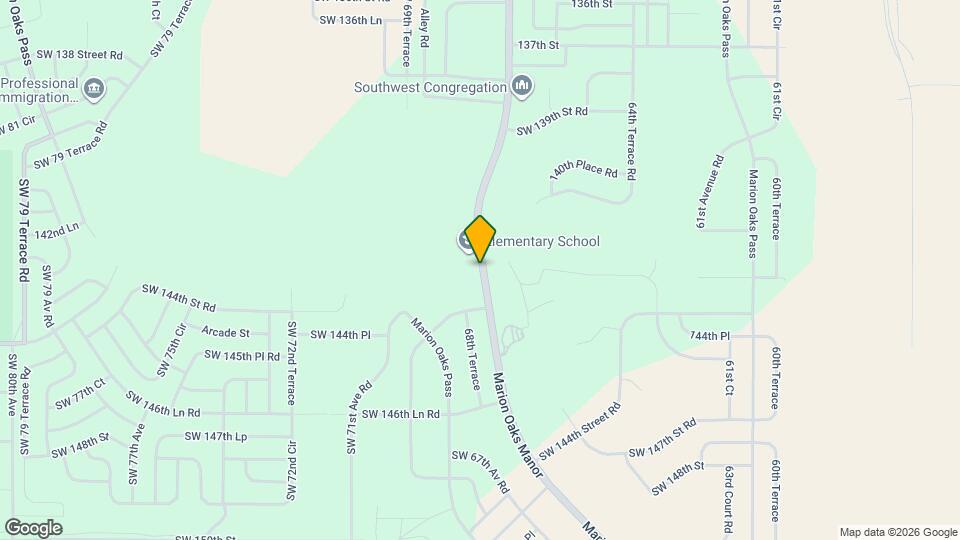 820 Marion Oaks Manor Mapa y Detalles de la Ubicación