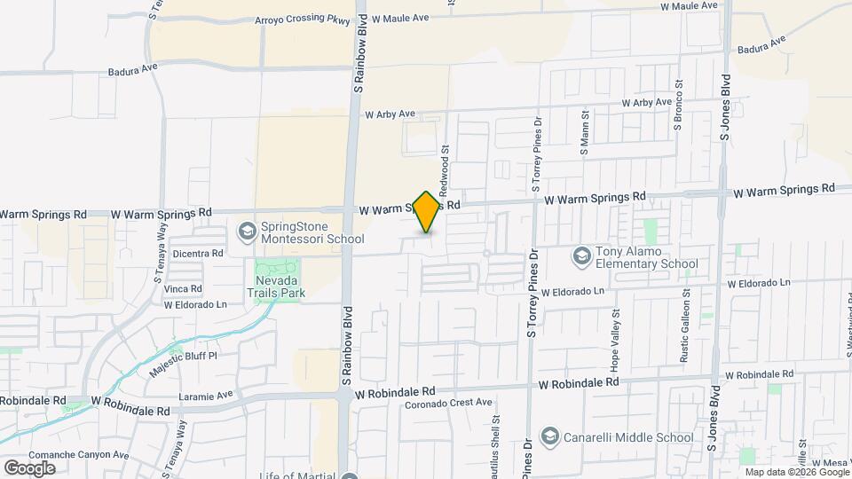 7374 S Garnet Creek St Map and Location Details