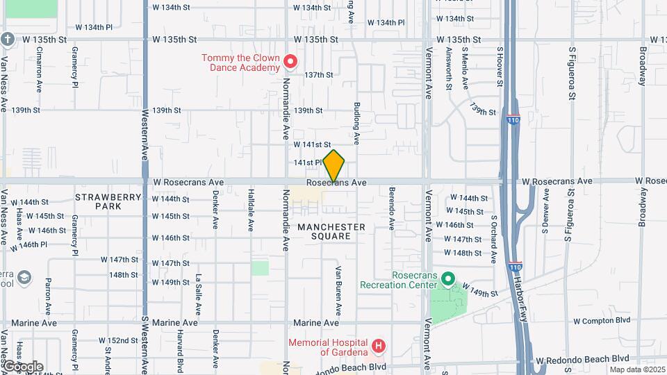 1231 W 144th St Map and Location Details