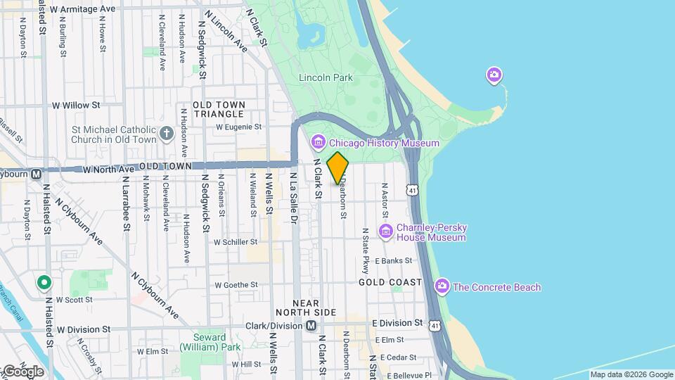 1518 N Dearborn Pky, Unit 11F Map and Location Details