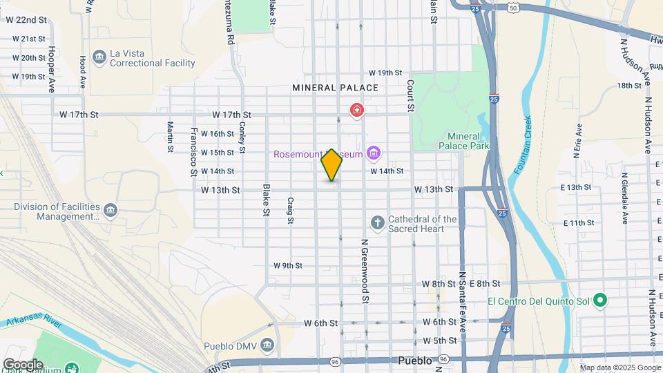 609 W 13th St Map and Location Details