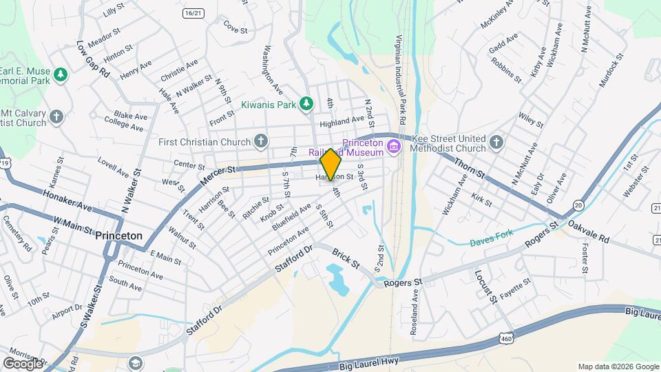 206 S 4th St Map and Location Details