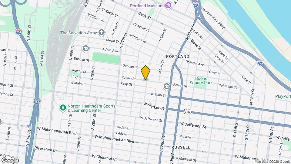 2402 Rowan St Map and Location Details