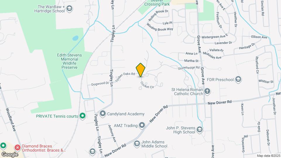 804 Timber Oaks Rd Map and Location Details