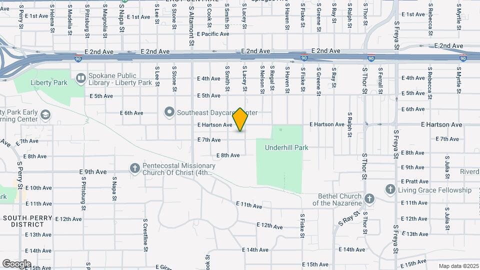2623 E 7th Ave Map and Location Details