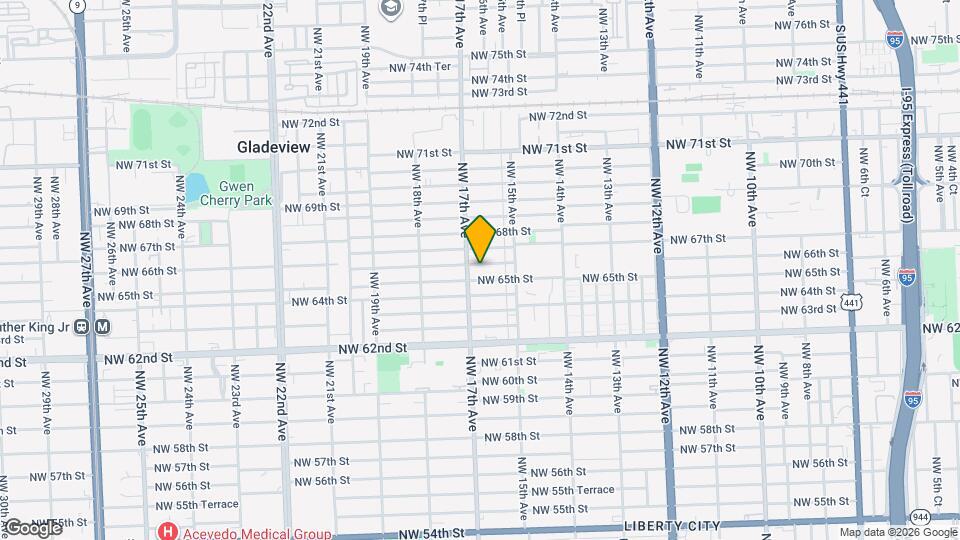 1610 NW 66th St Mapa y Detalles de la Ubicación