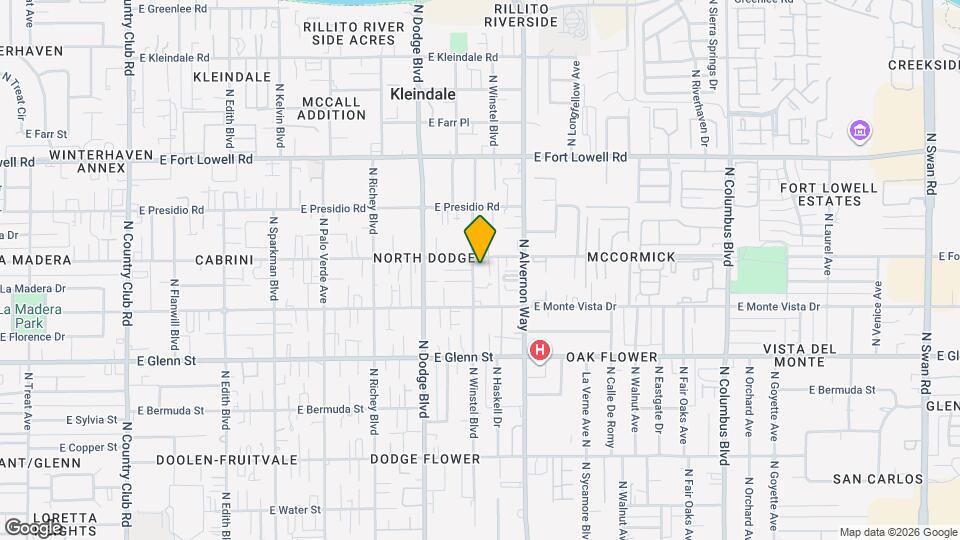 2958 N Winstel Blvd, Unit 2 Map and Location Details