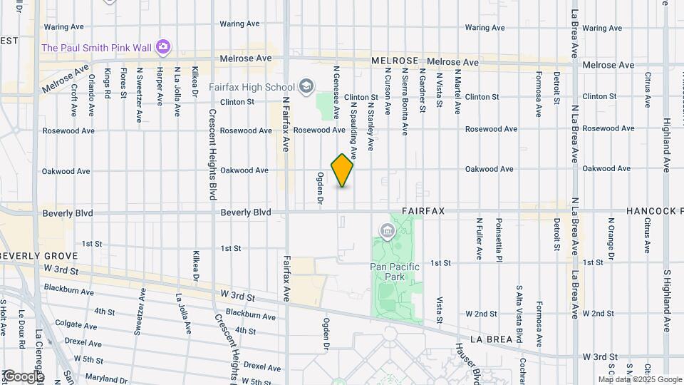 330 N Genesee Ave Map and Location Details